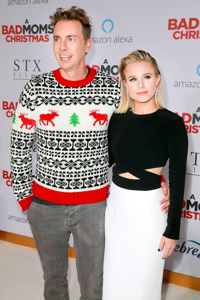 Kristen Bell, Dax Shepard, Stars in Ugly Holiday Sweaters