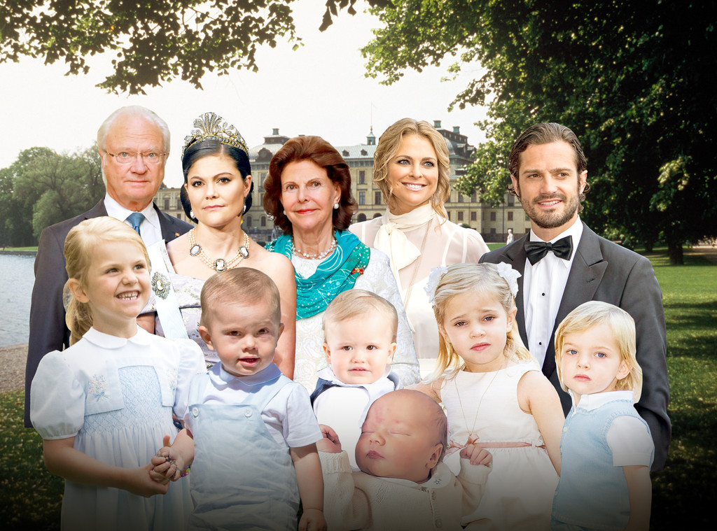 Royal Family of Sweden, King Carl XVI Gustaf, Queen Silvia, Princess Victoria, Prince Carl Philip, Princess Madeleine