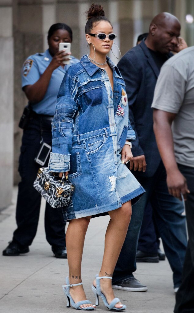 Just Wash It from All the Times Rihanna Doubled Down on Denim | E! News