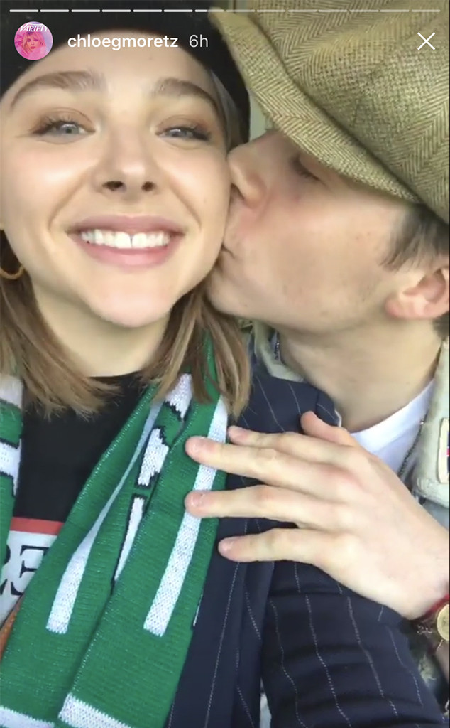 Brooklyn Beckham's ex Chloe Moretz spotted passionately kissing