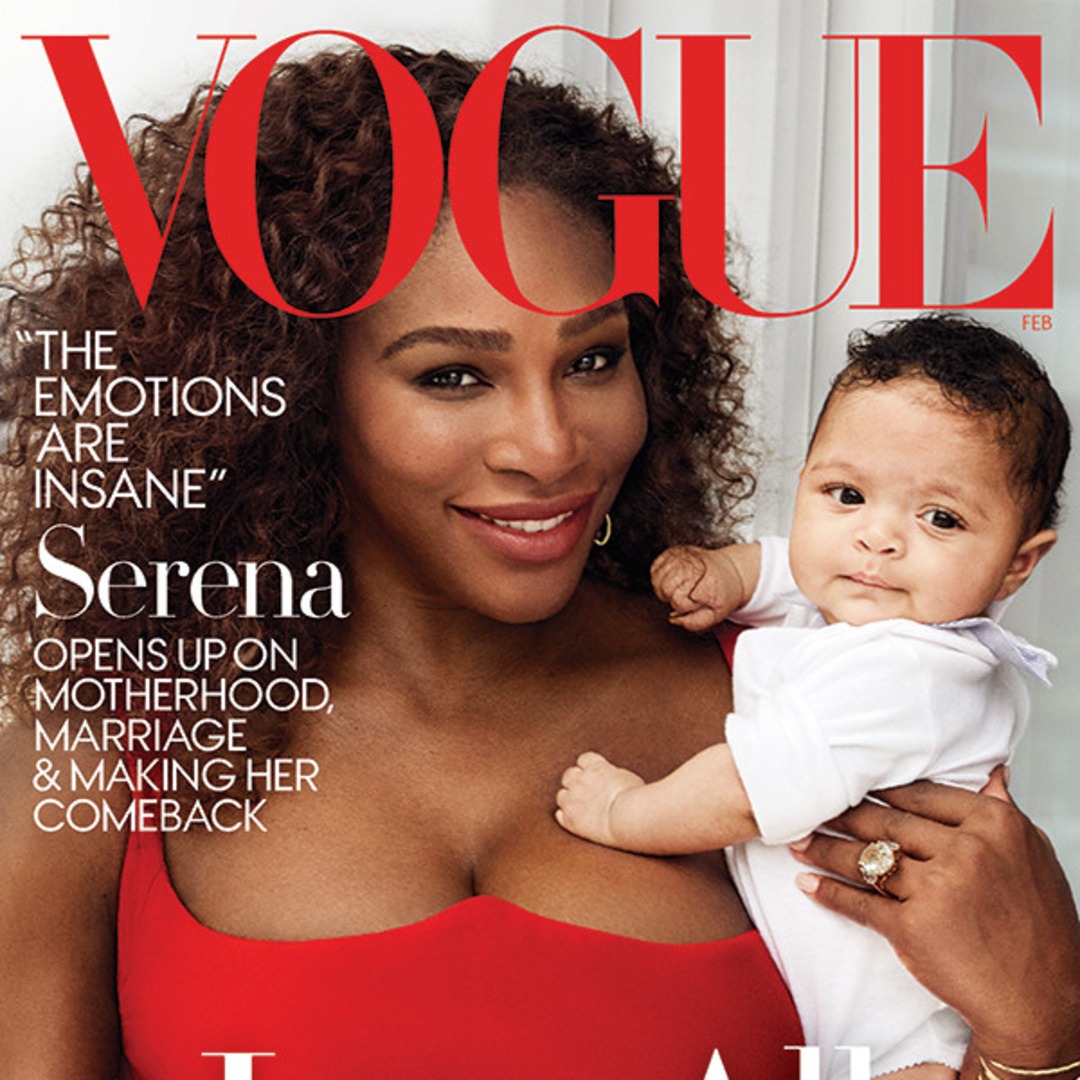 Serena Williams And Her Baby Girl Cover Vogue Together E Online Serena Williams And Her Baby Girl Cover Vogue Together E Online