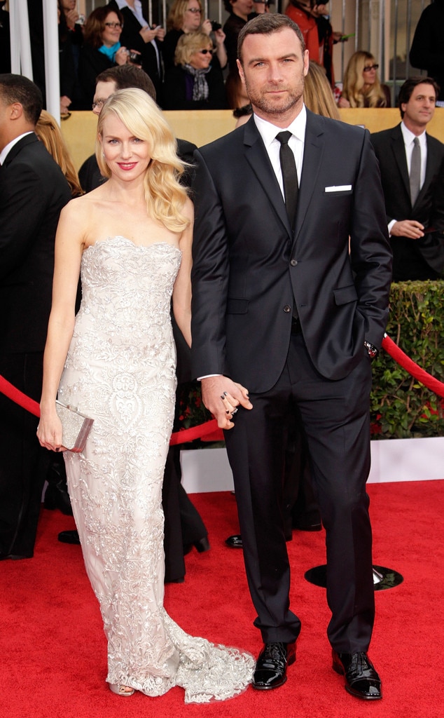 Naomi Watts and Liev Schreiber in 2013 from 25 Most Glamorous SAG ...