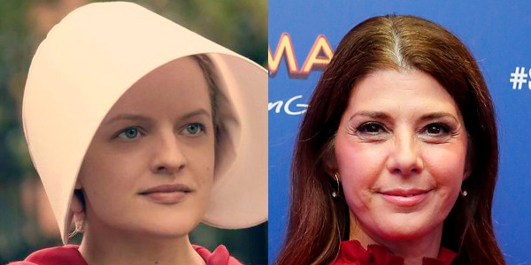 Handmaid S Tale Landed Marisa Tomei Thanks To Elisabeth Moss E Online Handmaid S Tale Landed Marisa Tomei Thanks To Elisabeth Moss E Online