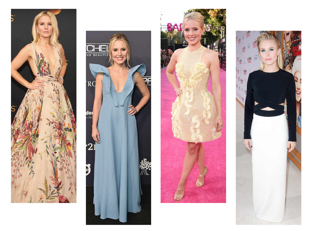 Kristen Bell Perfectly Color-Blocks Orange and Pink - How to Get Her Look  for Less! 