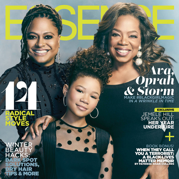 Oprah Winfrey, Storm Reid, Ava DuVernay, Essence Cover