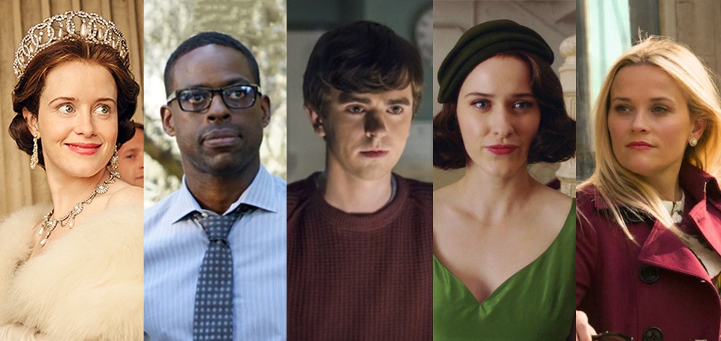 Golden Globes predictions, split #11, Claire Foy, Sterling K. Brown, Freddie Highmore, Rachel Brosnahan, Reese Witherspoon
