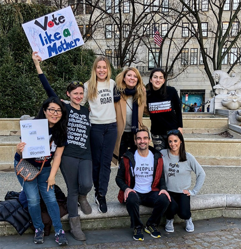 Piper Perabo, Javier Munoz, Women's March 2018