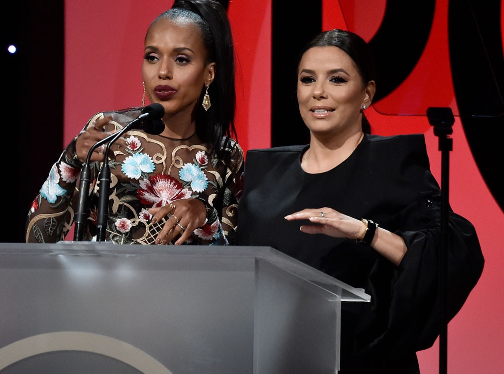 Kerry Washington & Eva Longoria from Friendship Goals: Hollywood's Most