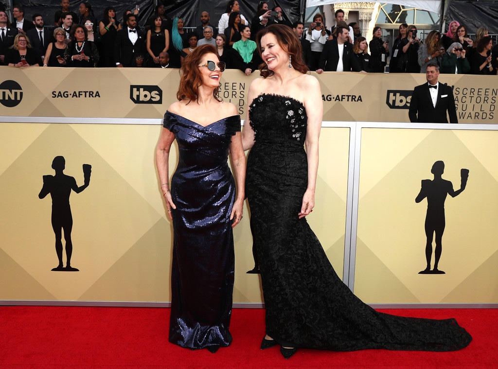 Susan Sarandon, Geena Davis, SAG AWARDS, 2018, Candids