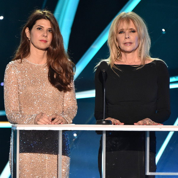 Marisa Tomei and Rosanna Arquette Thank Silence Breakers at SAG Awards