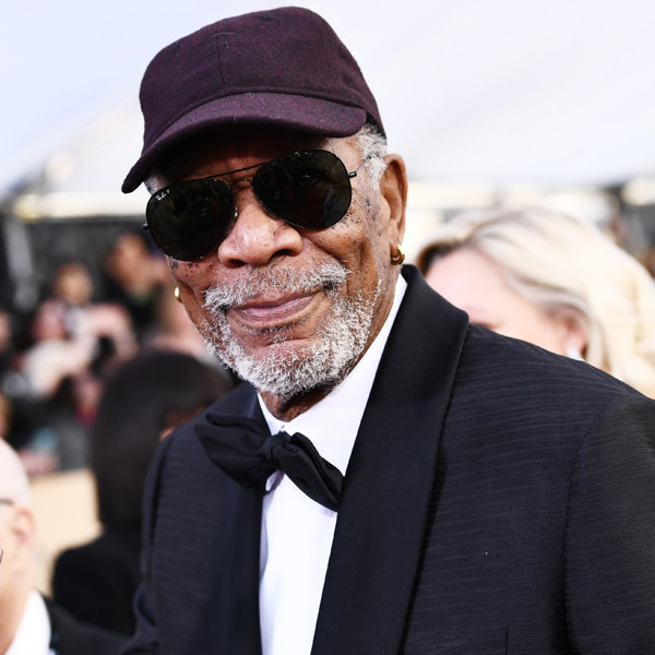 Here's Probably Why Morgan Freeman Wore a Hat at the 2018 SAG Awards ...