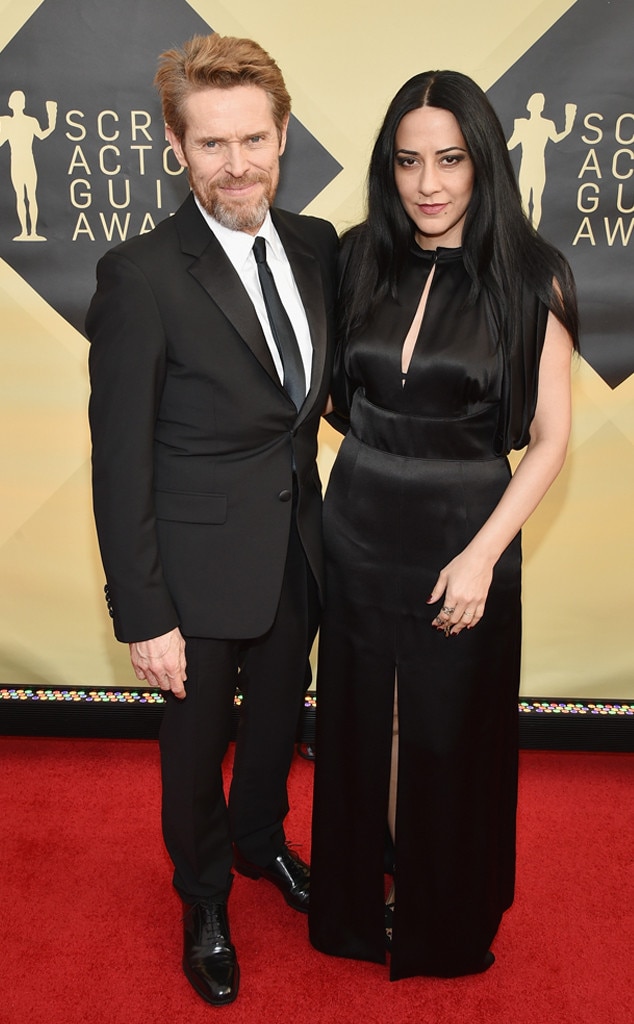 Willem Dafoe & Giada Colagrande from 2018 SAG Awards Red Carpet