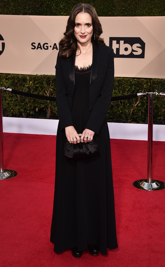 Winona Ryder, 2018 SAG Awards, Red Carpet Fashions