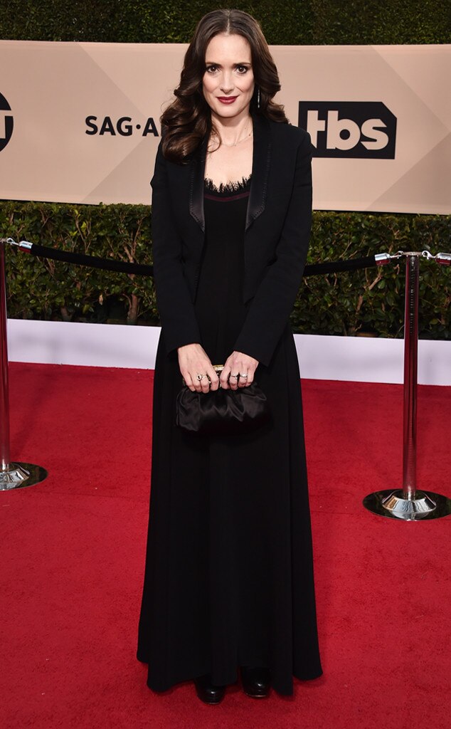 Winona Ryder, 2018 SAG Awards, Red Carpet Fashions