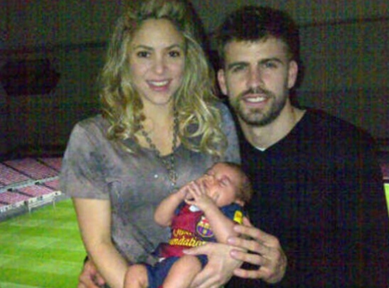 Shakira, Milan Piqué, Gerard Piqué
