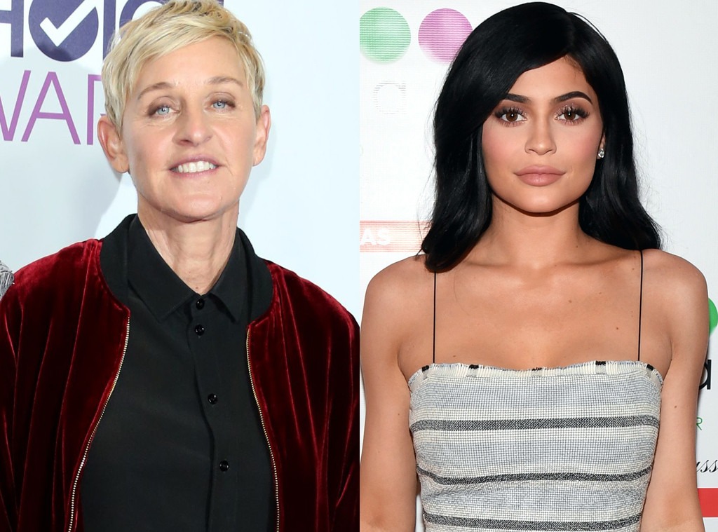 Ellen DeGeneres, Kylie Jenner