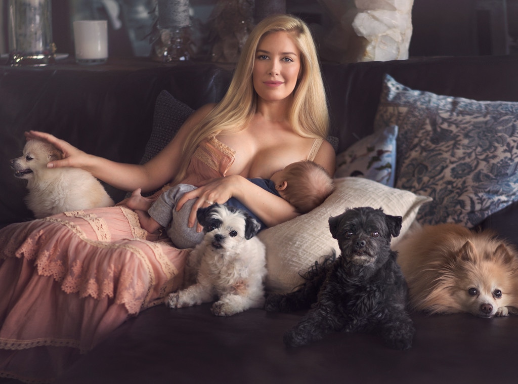 Heidi Montag, breastfeeding