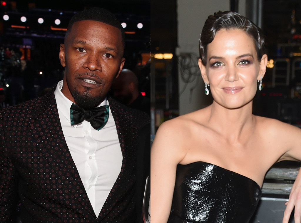 Jamie Foxx, Katie Holmes, 2018 Grammy Awards Jamie Foxx, Katie Holmes, 2018 Grammy Awards