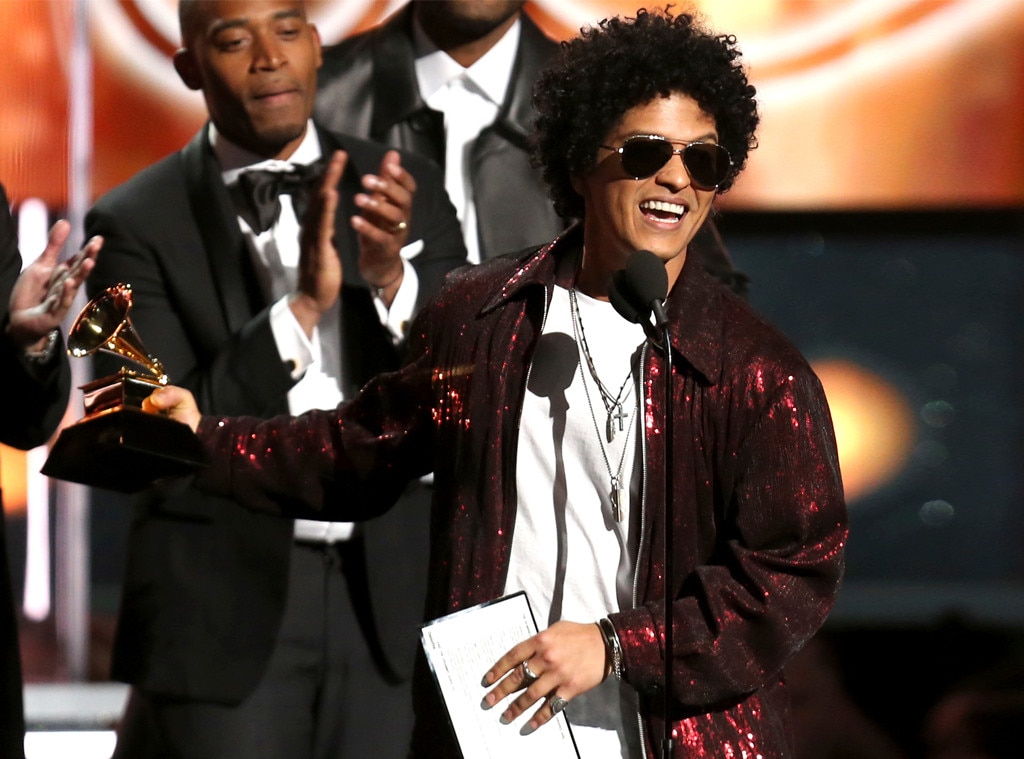 Bruno Mars from Grammy Awards 2018 Winners | E! News