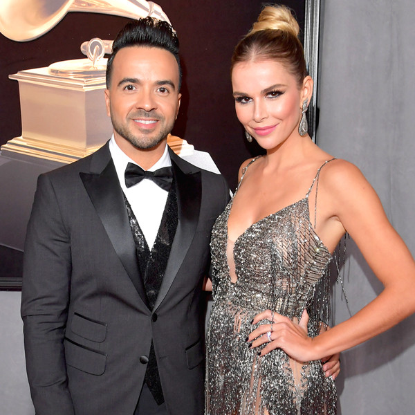 Luis Fonsi Sends a Message to Puerto Rico at Grammys 2018 Red Carpet