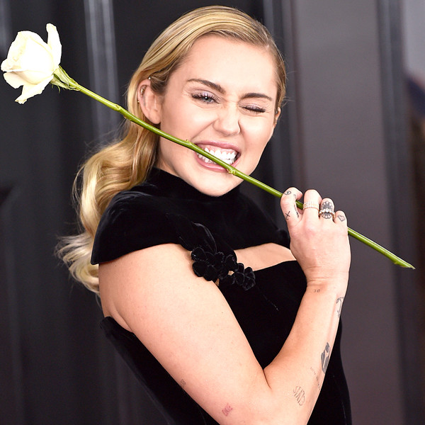 Miley Cyrus, 2018 Grammy Awards, Candids