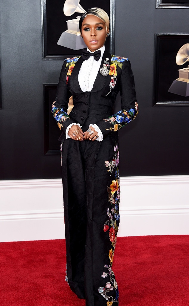 Janelle Monae, 2018 Grammy Awards, Red Carpet Fashions