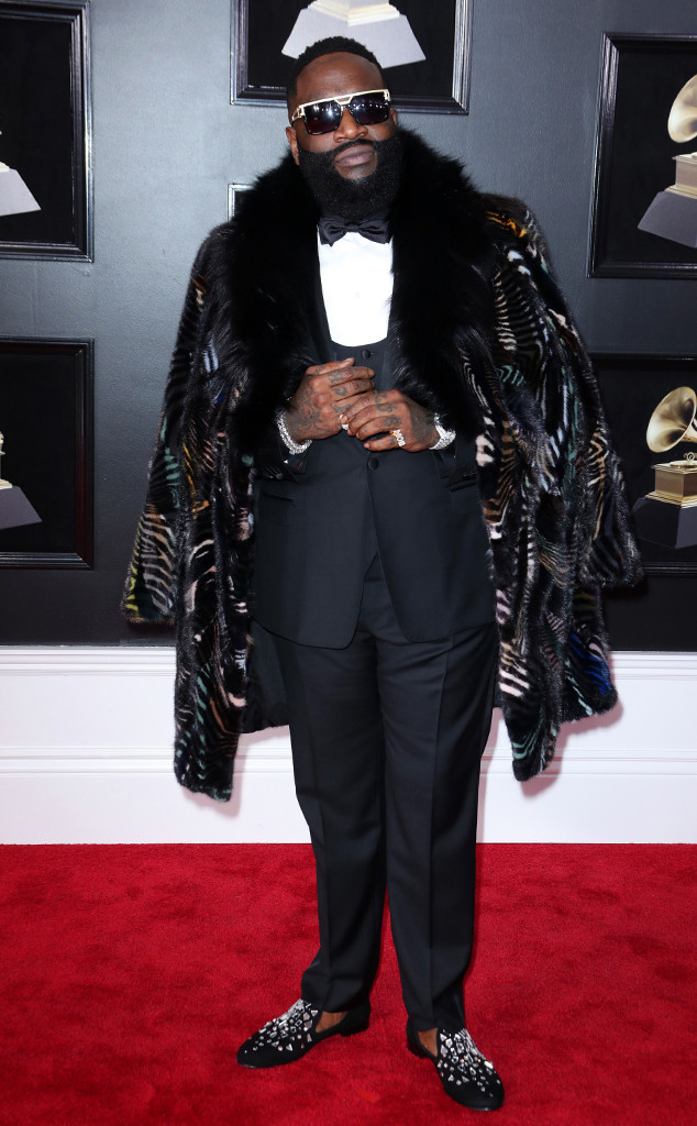 How Many Grammys Does Rick Ross Have Rick Ross from 2018 Grammys Red Carpet Fashion | E! News