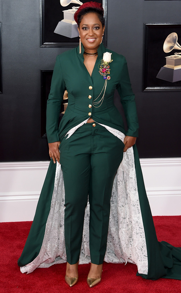 Rapsody from 2018 Grammys Red Carpet Fashion | E! News
