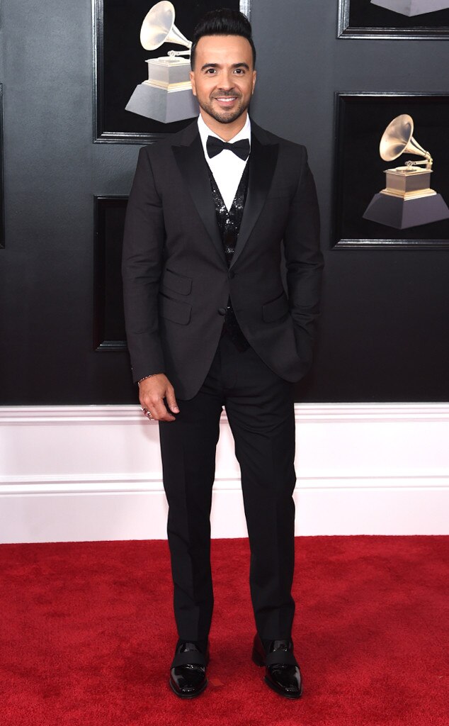 Luis Fonsi from 2018 Grammys Red Carpet Fashion | E! News