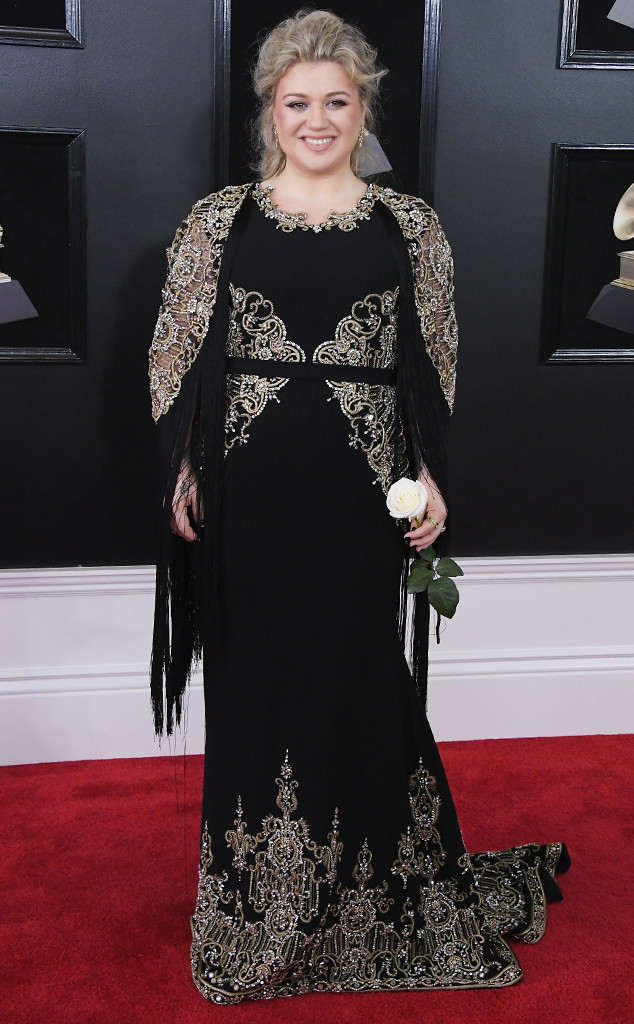 Kelly Clarkson, 2018 Grammy Awards, Red Carpet Fashions