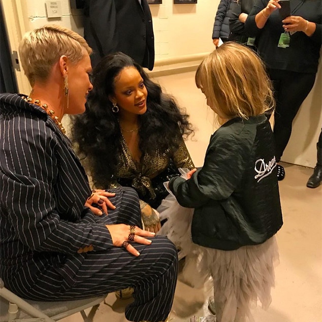 Pink, Willow Hart, Rihanna, 2018 Grammy Awards