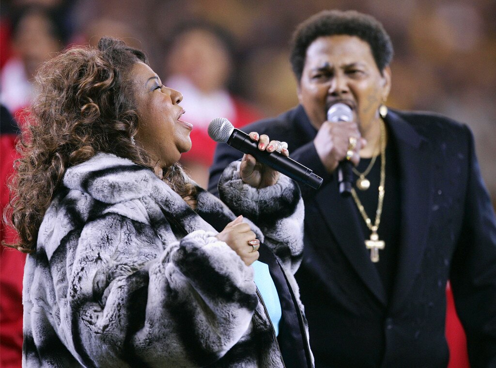 Aretha Franklin, Aaron Neville, 2006 Super Bowl, Anthem