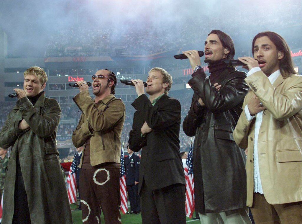 The Backstreet Boys, 2001 Super Bowl, Anthem