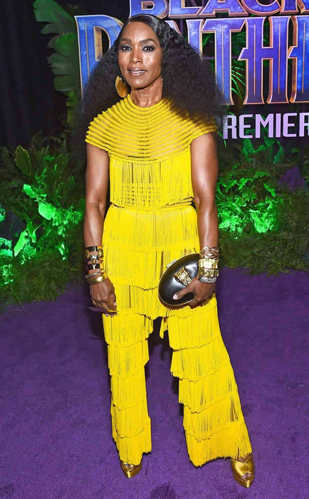 Angela Bassett from Black Panther's Hollywood Premiere E