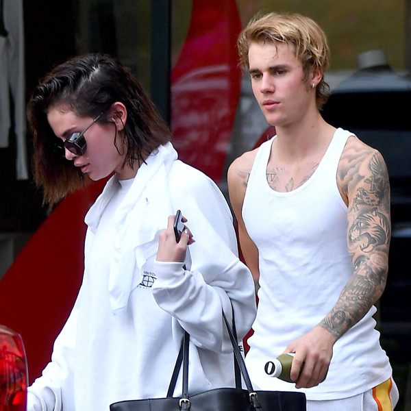 Justin Bieber and Selena Gomez Have a Sweaty Pilates Session