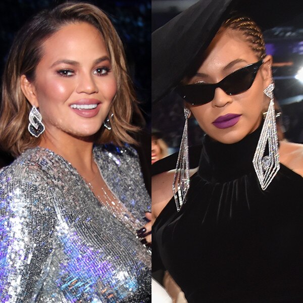 Chrissy Teigen Recalls Kneeling Before Beyoncé At Grammys