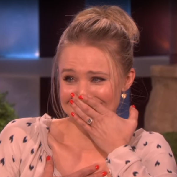 Six Years Ago Kristen Bell Ted Us With Her Cry Happy Sloth Video