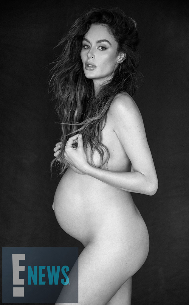 Nudist Naturist Pregnant - Photos from Supermodel Nicole Trunfio Poses Nude While Pregnant - E! Online