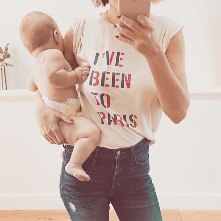 Lauren Conrad, Son, Baby, Liam, Paris, T-Shirt