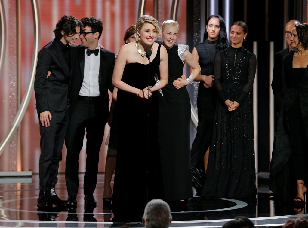 Greta Gerwig, Lady Bird, 2018 Golden Globes, Winners