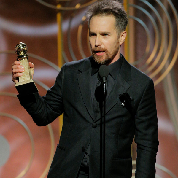 Sam Rockwell Wins Best Supporting Actor in a Motion Picture at Globes