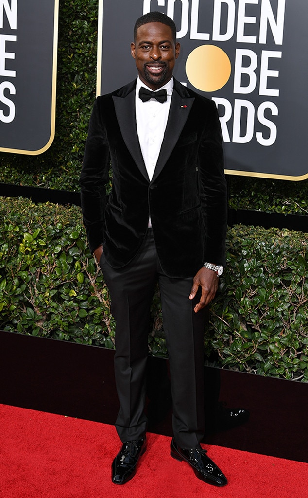 Sterling K. Brown from 2018 Golden Globes Red Carpet Fashion | E! News