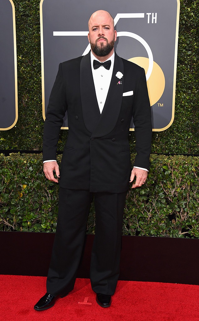 Chris Sullivan, 2018 Golden Globes, Red Carpet Fashions