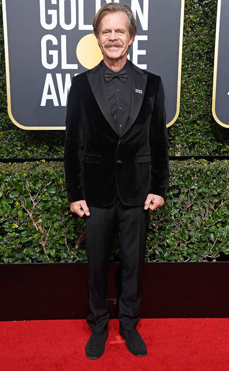 William H. Macy, 2018 Golden Globes, Red Carpet Fashions