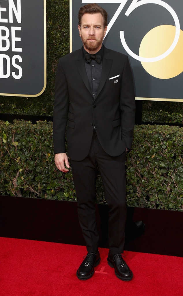 Ewan McGregor, 2018 Golden Globes, Red Carpet Fashions