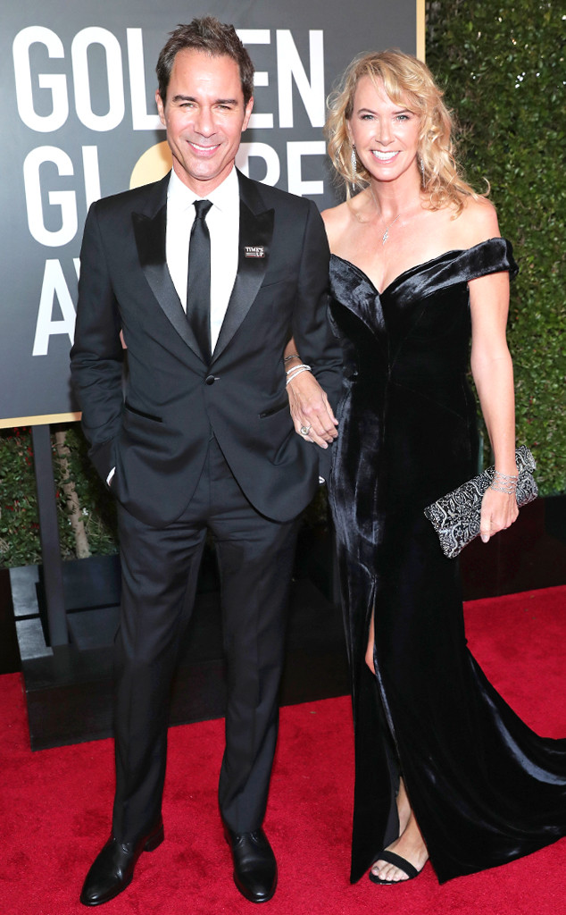 Eric McCormack & Holden from Couples at Golden Globes 2018 E! News