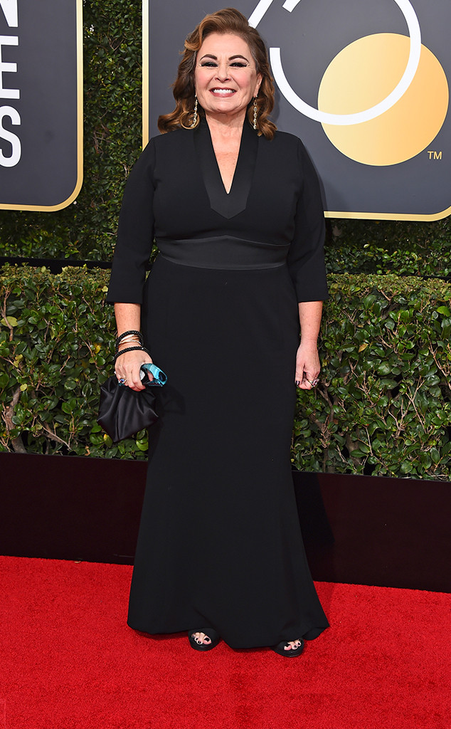 Roseanne Barr, 2018 Golden Globes, Red Carpet Fashions