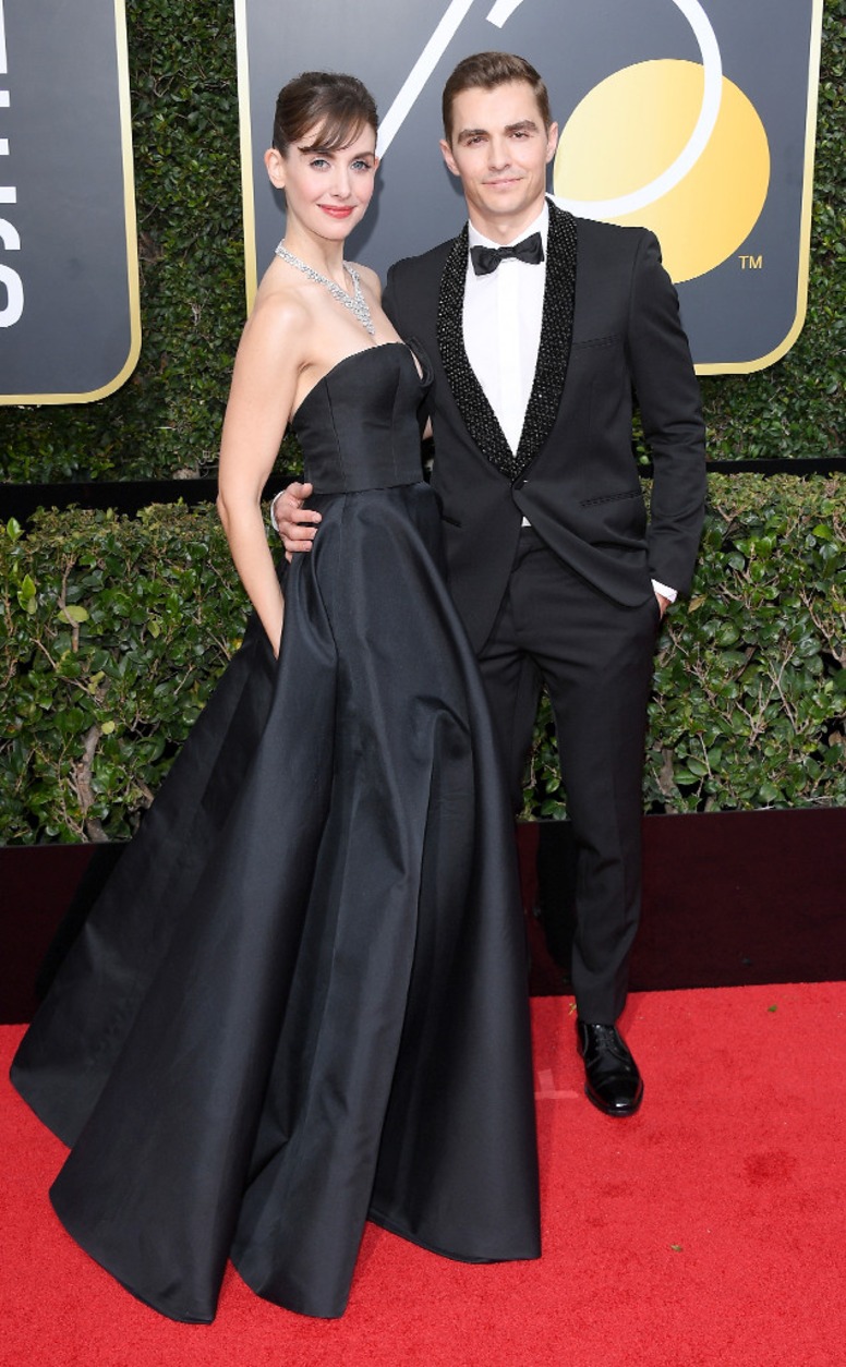 Alison Brie, Dave Franco, 2018 Golden Globes