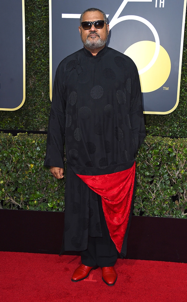 Laurence Fishburne, 2018 Golden Globes, Red Carpet Fashions