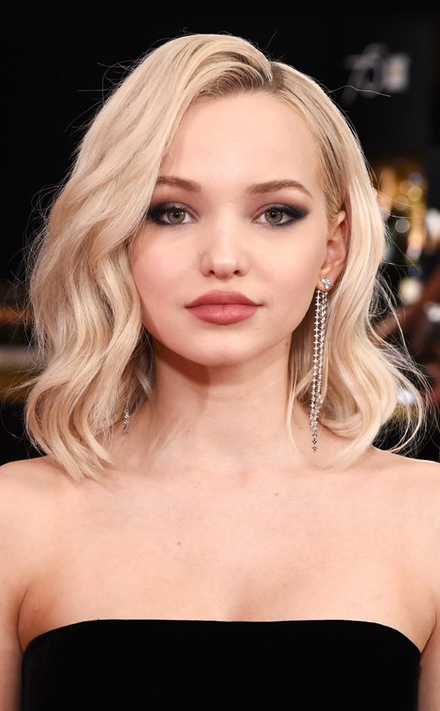 Dove Cameron From Best Beauty At The 2018 Golden Globes 